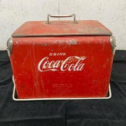 Coca-Cola Metal Cooler with Handle