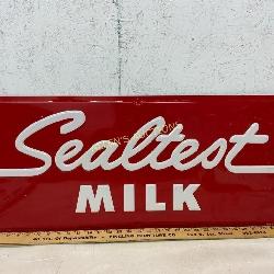 Sealtest Milk Embossed Sign