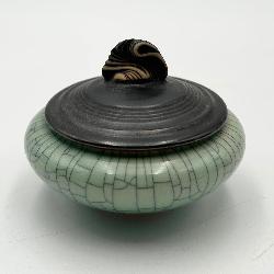 VTG Signed Andrew MacCorkindale Studio Pottery Jar