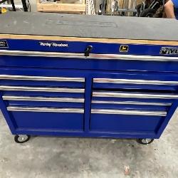 Blue Yukon Tool Chest With Ball-Bearing Slides