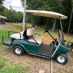 Club Car Golf Cart with Rear Cargo Seat