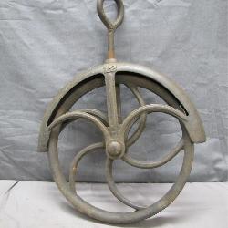 Vintage Cast Iron Well Pulley