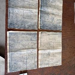 4 Yates American blue prints dated 1930s that go