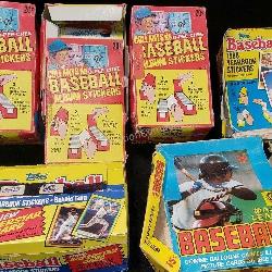 1982 O Pee Chee Baseball Unopened Boxes etc.