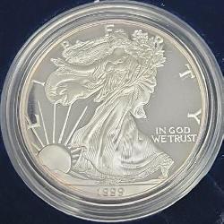 1999-P American eagle walking liberty 1 oz. Fine