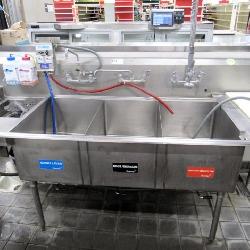 101-inch 3-compartment Sink