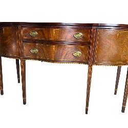 HENKEL HARRIS MAHOGANY BELLFLOWER INLAID SIDEBOARD