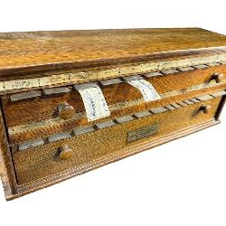 RARE MCCORT LABEL CABINET