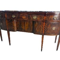 MAHOGANY INLAID HEPPLEWHITE SIDEBOARD