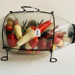 309-  Large Minnow Trap filled with bobbers - Montana Bait Company