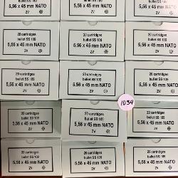 1034 - 450 rounds of 5,56 x 45 mm NATO NIB Lot 1 of 2 