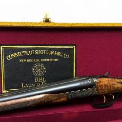Connecticut Manufacturing Co. RBL Launch Edition SXS Hammerless Shotgun in Case