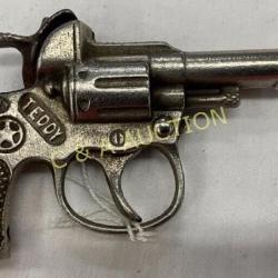 1938 Hubley Cast Iron ‘Teddy’ Toy Cap Gun Revolver