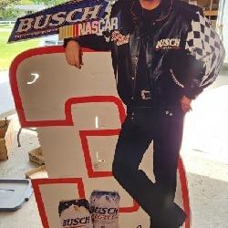 Dale Earnhardt cardboard store display
