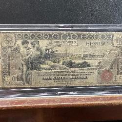 1896 One Dollar Silver Certificate Educational Not