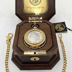 1921 Morgan Dollar Collectors Pocket Watch w/ Case