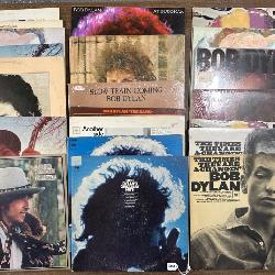 2032 - Lot of 20 Bob Dylan Records w/ Greatest Hits (Poster Incld.), Slow Train Coming, and At Budok