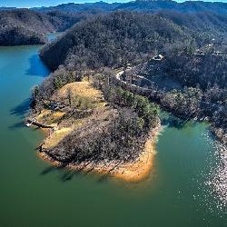 Pristine lake and mountain views