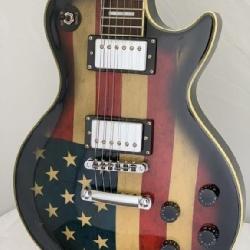 Leo Jaymz Stars and Stripes Electric Guitar