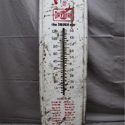 Vintage Local Drydene Motor Oil Thermometer