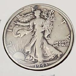 1943-D Walking Liberty Silver Half Dollar