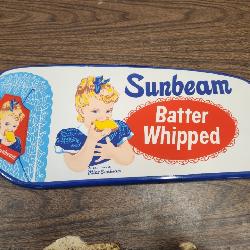 Sunbeam batter whipped 1”7.5x8” single sided porcelain