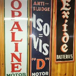 Nice selection of three porcelain signs 