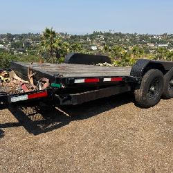 2020 Summit Flatbed Tilt Trailer