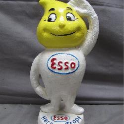 Cast Iron Esso Mr. Drip Bank Figure
