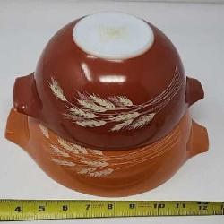 Autumn Harvest Wheat Pyrex Nesting bowls
