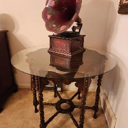  Dearborn and Harrison Antique Record Player Model A with Horn