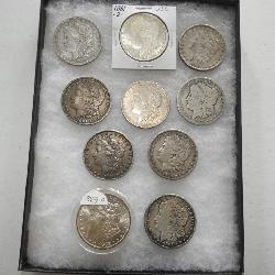 30 plus Silver Dollars 