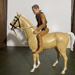Marx Johnny West Action Figure & Horse