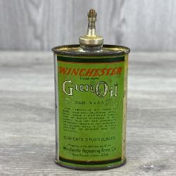 Winchester Gun Oil, Empty, 3 Oz. Metal Container