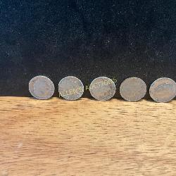 Five 90% Silver Roosevelt Dimes