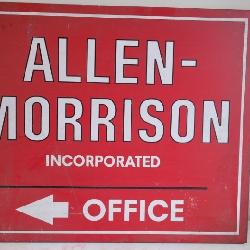 Allen-Morrison Building Advertising Sign