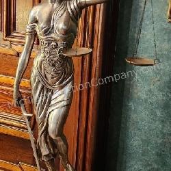 Blind Lady of Justice Statue - Attorney, Judge,