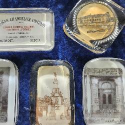 Early 20th Century Detroit, Michigan Paperweights