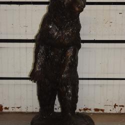 BRONZE BEAR STATUE