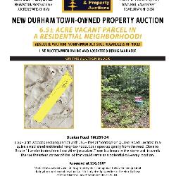 New Durham - Auction Flyer