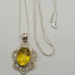 Sterling Silver Chain & Pendant