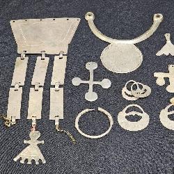 N. Chile Mapuche Indian Ceremonial Body Ornaments