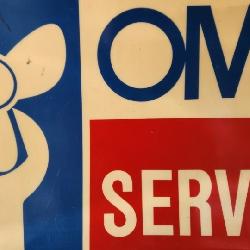 6' x 4' OMC Service Evinrude Boat Motor Sign