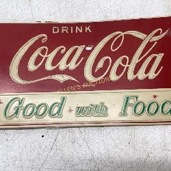 Coca-Cola Tin Advertising Sign