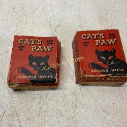 Cats Paw Rubber Heels in Original Boxes