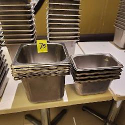 ASSORTED SIZE SS PANS