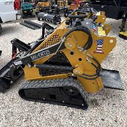 AGT MX-CRT23, gas powered stand on skid steer.