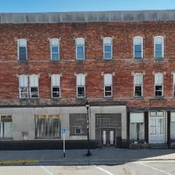 137 N. Mill St. St Louis, MI, Bank Front of Building
