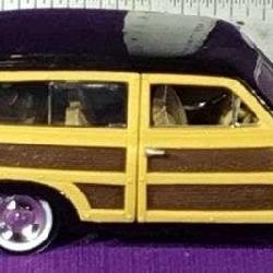 1949 Ford Woody Black 1/24 Diecast Model