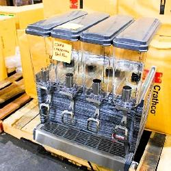 New Crathco Cs4e/2d/3d16 4-head Refrigerated Beverage Machine
